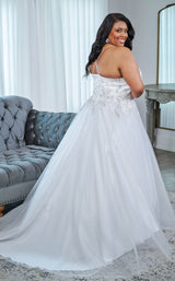 2 of 2 Sydneys Closet SC5345 Ivory/Silver
