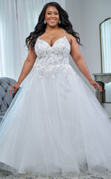 1 of 2 Sydneys Closet SC5345 Ivory/Silver