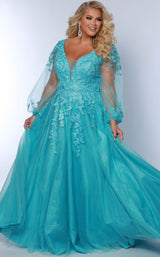 1 of 4 Sydneys Closet SC7373 Capri Blue