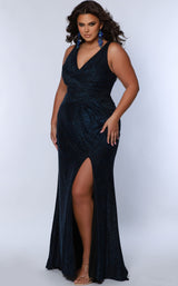 2 of 3 Sydneys Closet SC7376 Blue/Black