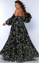 6 of 7 Sydneys Closet SC7381 Black Floral
