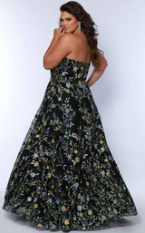 7 of 7 Sydneys Closet SC7381 Black Floral