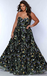 2 of 7 Sydneys Closet SC7381 Black Floral
