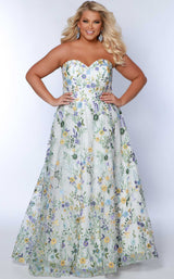 1 of 7 Sydneys Closet SC7381 Ivory Floral