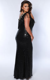 5 of 5 Sydneys Closet SC7391 Black/Gold