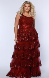 1 of 6 Sydneys Closet SC7399 Burgundy