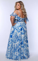2 of 2 Sydneys Closet SC7421 Blue White