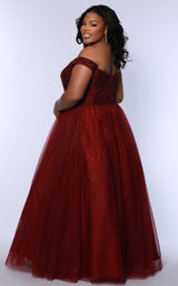 4 of 5 Sydneys Closet SC7428 Burgundy