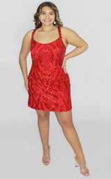 3 of 6 Sydneys Closet SC8136 Red