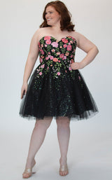3 of 7 Sydneys Closet SC8137 Black Floral