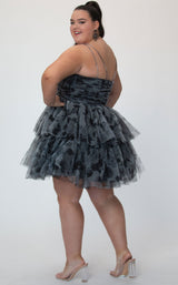 8 of 9 Sydneys Closet SC8151 Black Floral
