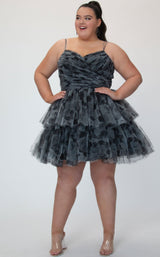 1 of 9 Sydneys Closet SC8151 Black Floral