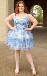 2 of 9 Sydneys Closet SC8151 Blue Floral