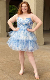 4 of 9 Sydneys Closet SC8151 Blue Floral