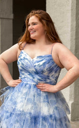 5 of 9 Sydneys Closet SC8151 Blue Floral