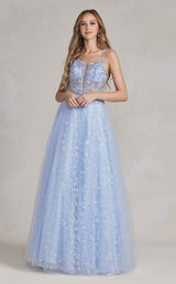 1 of 3 Nox Anabel T1084 Periwinkle