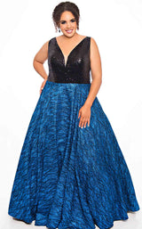 2 of 4 Sydneys Closet TE2041 Black-Topaz