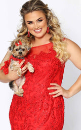 3 of 3 Sydneys Closet TE2043 Scarlet