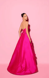 2 of 2 Tarik Ediz 55048 Fuchsia