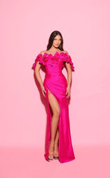 1 of 2 Tarik Ediz 55064 Fuchsia