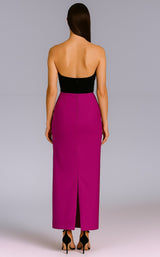 2 of 2 Tarik Ediz 98790 Black/Fuchsia