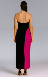 2 of 2 Tarik Ediz 98791 Black/Fuchsia