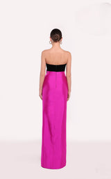 4 of 5 Tarik Ediz 98792 Black/Fuchsia