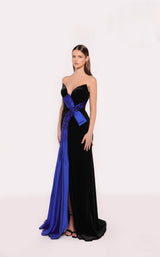 2 of 4 Tarik Ediz 98794 Black/Royal Blue