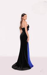4 of 4 Tarik Ediz 98794 Black/Royal Blue