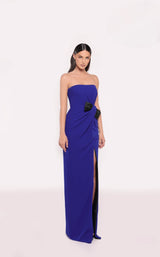 1 of 4 Tarik Ediz 98795 Royal Blue Black