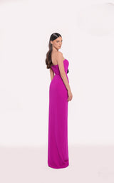 4 of 4 Tarik Ediz 98795 Orchid/Black
