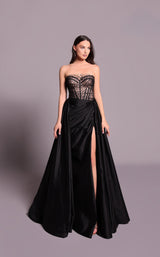 3 of 4 Tarik Ediz 99017 Black/Nude