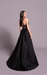 4 of 4 Tarik Ediz 99017 Black/Nude