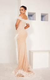 5 of 6 Terani 241E2449 Ivory Nude