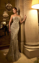 1 of 3 Terani 242GL3248 Cream/Silver