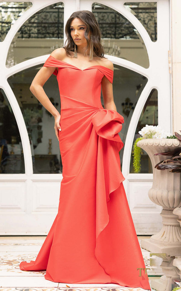 sachin and babi light blue dress Terani Couture Online Sample Sale main image 1