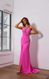 3 of 5 Terani 251P4036 Hot Pink