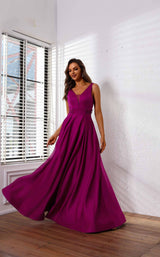 2 of 6 Terani 251P4113 Fuchsia