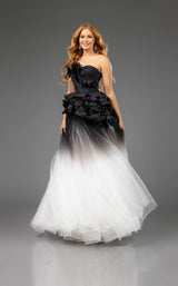 1 of 4 Terani 251P4270 Black/Ivory