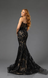 4 of 5 Terani 251p4355 Black-Nude