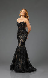 3 of 5 Terani 251p4355 Black-Nude