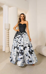 1 of 3 Terani 251P4373 Black Multi