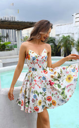 2 of 3 Terani 251P4374 Ivory Multi