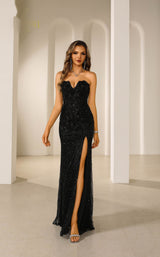 1 of 4 Terani 251P4574 Black/Black