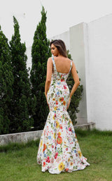 3 of 3 Terani 251p4378 Ivory Multi