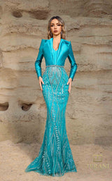 1 of 2 Terani 252E5143 Turquoise