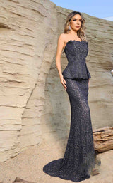 2 of 4 Terani 252E5144 Navy/Nude