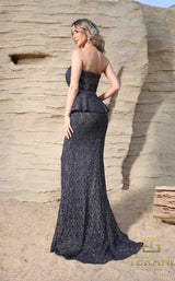 4 of 4 Terani 252E5144 Navy/Nude