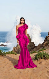 3 of 10 Terani 252E5546 Fuchsia