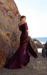 6 of 6 Terani 252M5324 Wine Mauve